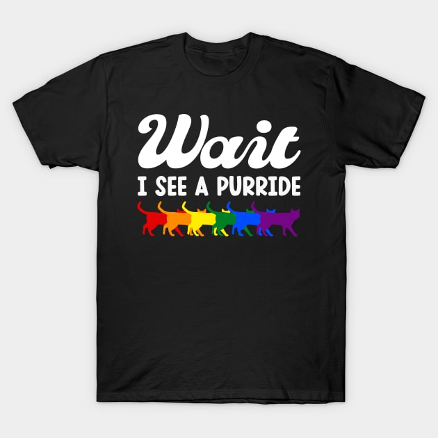 Wait I see a purride T-Shirt by Hinode